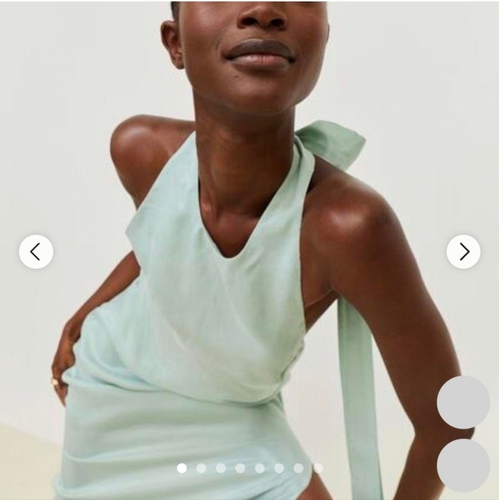 H & M NWTs Backless Halter Dress - Picture 4 of 5